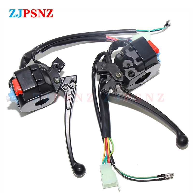 Motorcycle Scooter E-bike Left and Right Handlebar Control Switch Horn Turn Signal Waterproof For GY6 50CC 100CC 125CC 150CC