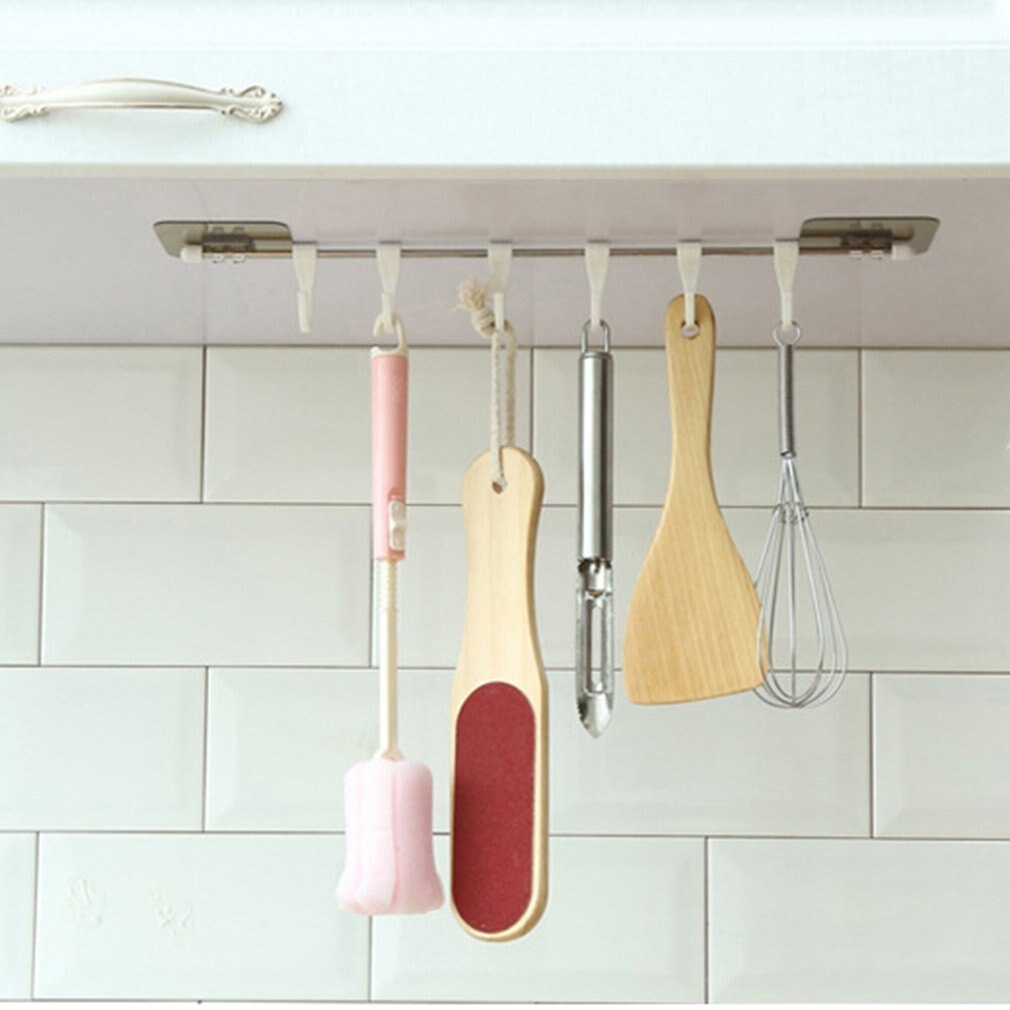 Cuisine gabget placard 6 crochet maison organisateur étagère de rangement garde-manger coffre outils serviettes cintre garde-robe porte-serviettes étagère de rangement