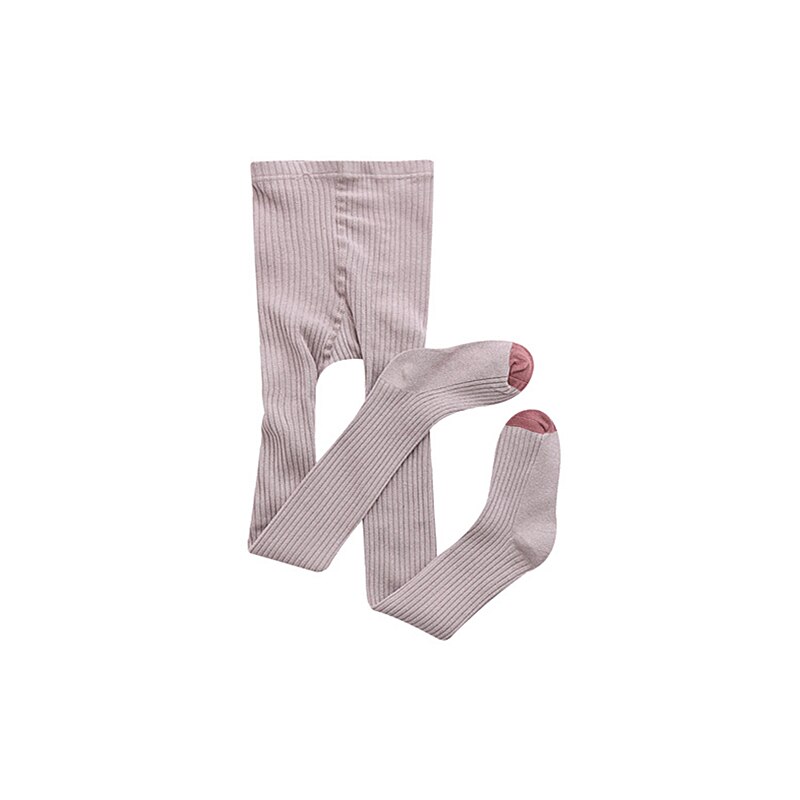 1 2 3 4 5 6 7 8 anos menina collants bebê meias outono inverno quente criança meia-calça kidscotton calças meninas bonitos kf040: 6-8T(XXL) / purple gray