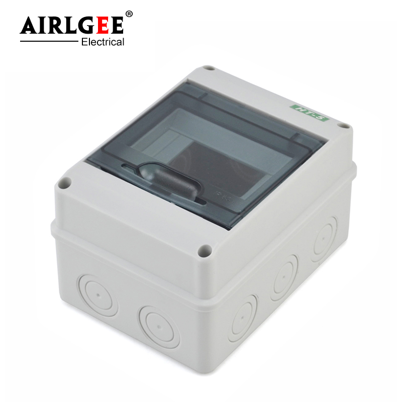 2-5-way plastic power box HT-5 waterproof ABS outdoor junction box surface mount modular distribution box