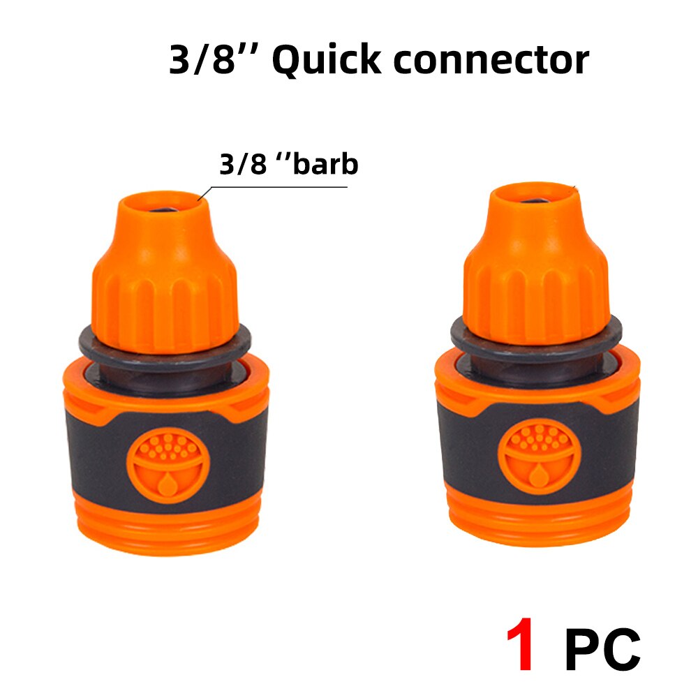 1/4" 3/8" 1/2" 3/4" Pipe Quick Coupling Faucet Standard Connector Garden Greenhouse Watering Irrigation Hose Connectors Adapter: B