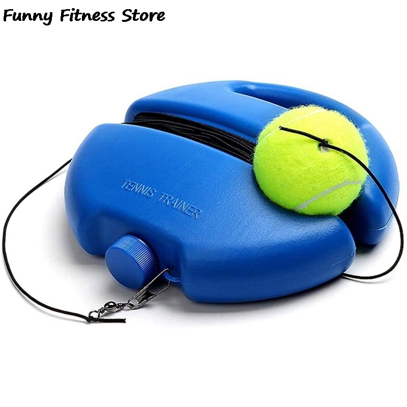 Heavy Duty Tennis Training Aids Base With String Baseboard Practice Set Rebound Tennis Ball Trainer Partner Sparring Device: Default Title