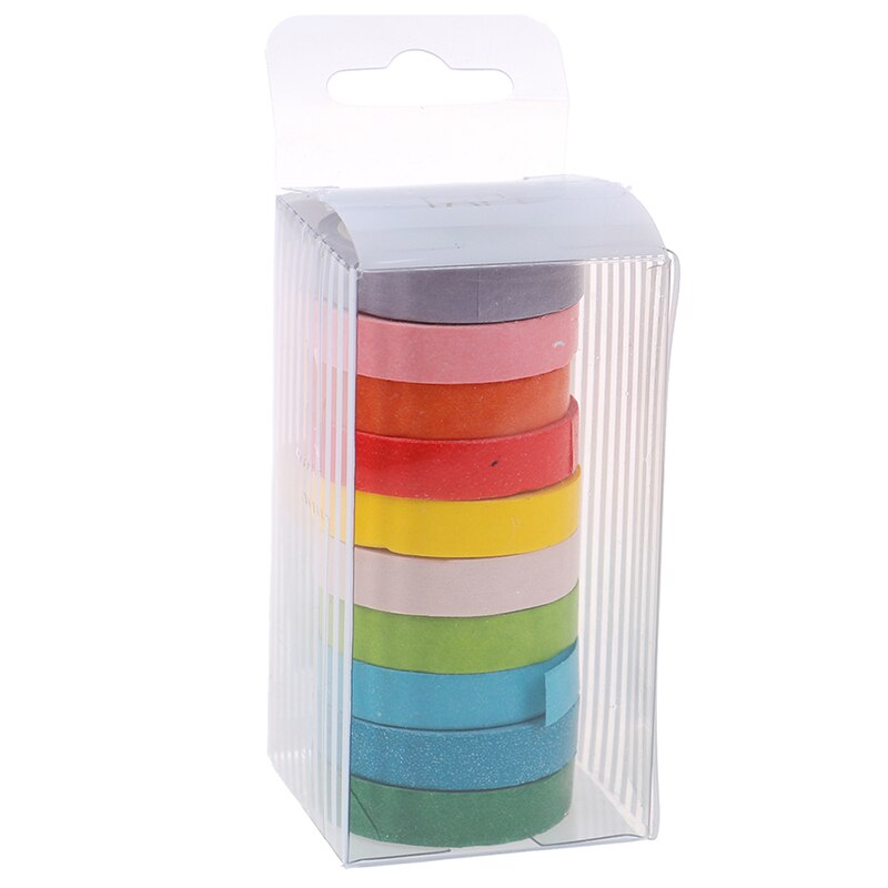 Lot De 12 Rouleaux De Ruban De Masquage Coloré - 25 Mm X 20 M - Arc-en-Ciel Pour Bricolage, Artisanat, Scrapbooking