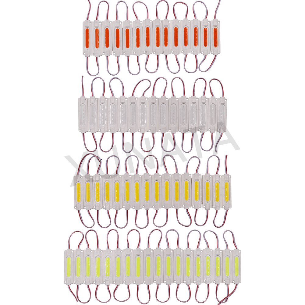 LED Modules Module Injection COB With Lens Waterproof LED Light Module For Sign Letter DC12V 2W IP65 Aluminum PCB