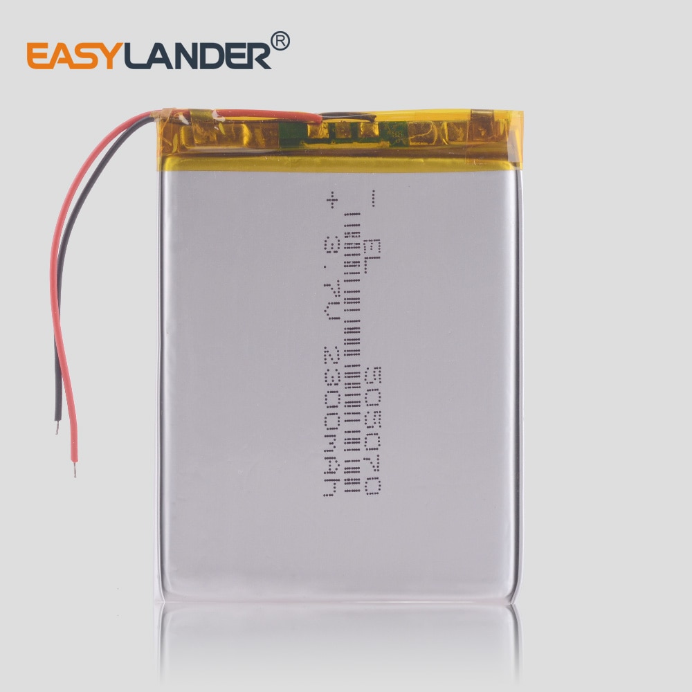 3.7V lithium polymer battery 505070 055070 wireless transmitter 2300mAH 505068 e-Book tablet pc controller