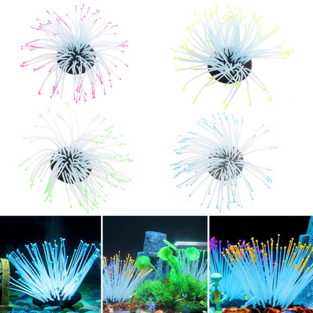 Fish Tank Landscaping Luminous Sea Artificial Plant Aquarium Decor Unique Simulation Plant Soft Decoration Small Ornaments