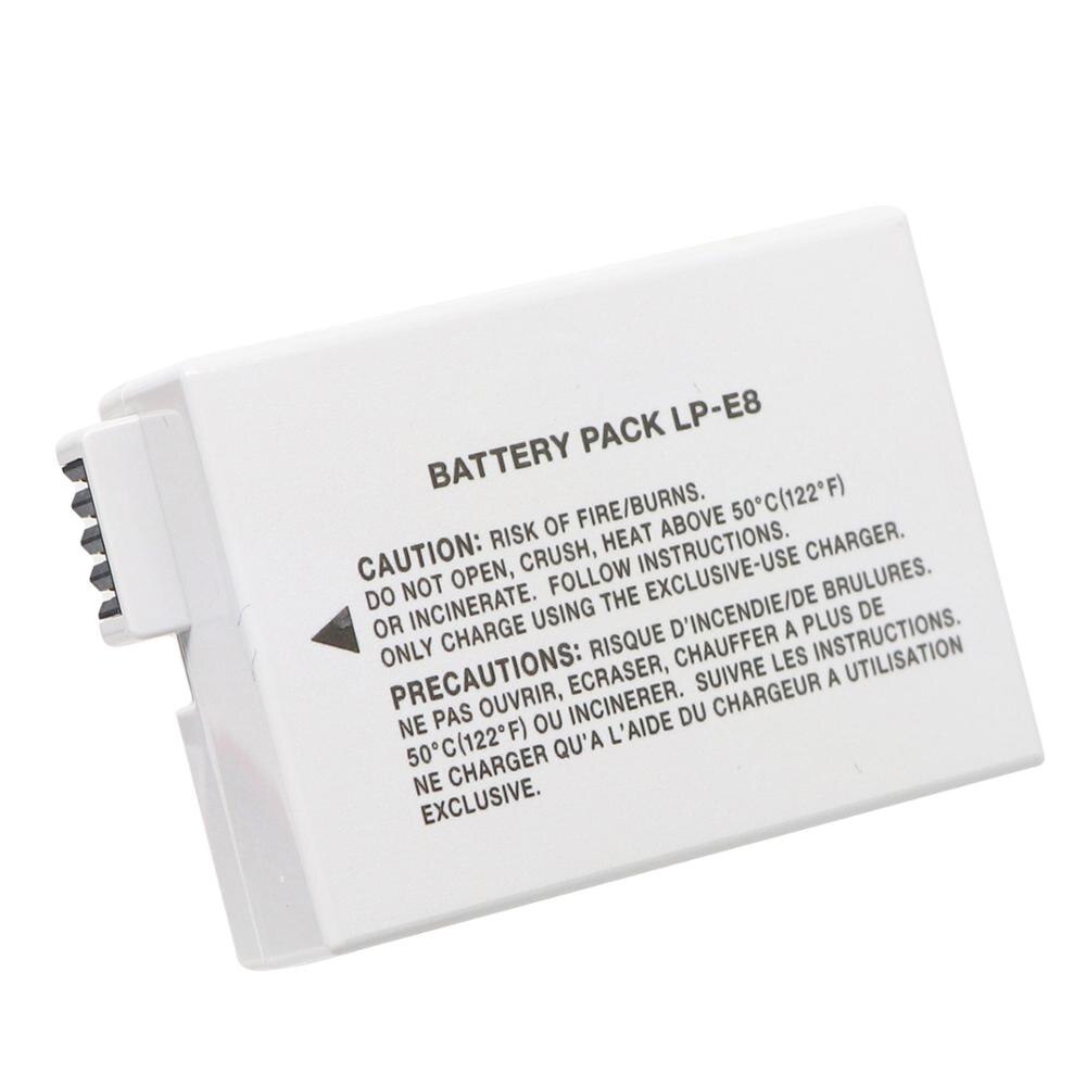 Original 1120mah LP-E8 LPE8 Camera Battery for Canon EOS 550D 600D 650D 700D Kiss X4 X5 X6i X7i Rebel T2i T3i T4i T5i Batterie