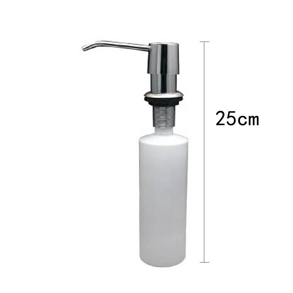 Kitchen Sink Soap Dispenser ABS Plastic Built In Lotion Pump Plastic Bottle For Bathroom And Kitchen Liquid Soap Organize