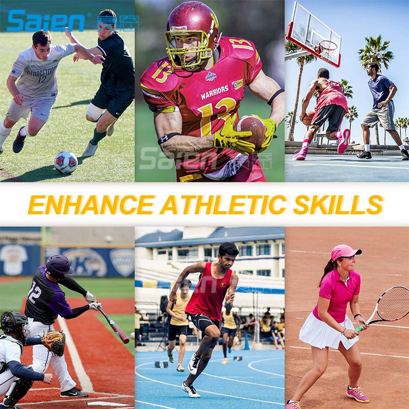 Speed Agility Training Kit—Includes Agility Ladder with Carrying Bag, Resistance Parachute.Use Equipment to Improve Footwork