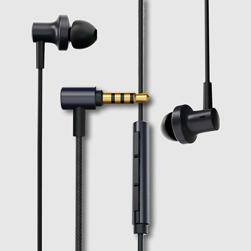 Xiaomi mi hybrid in-ohr Kopfhörer Profi Dual dyna mi c verdrahtet Headset Graphen membran Ohrhörer MEM HD rufen Original xiaomi kopfhörer
