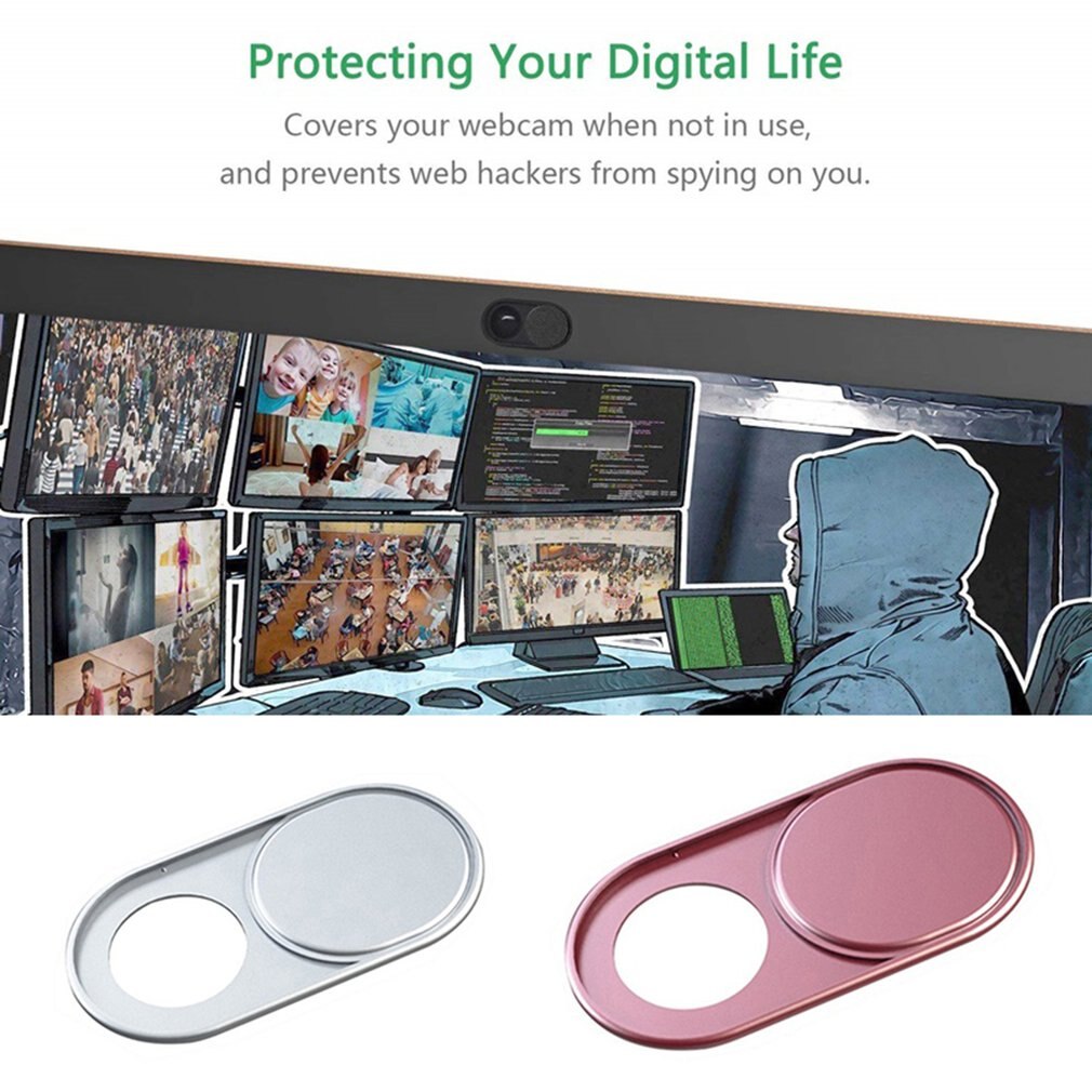 Metalen sluiter magneet schuif ultra dunne camera cover voor smartphone macbook laptops lens sticker
