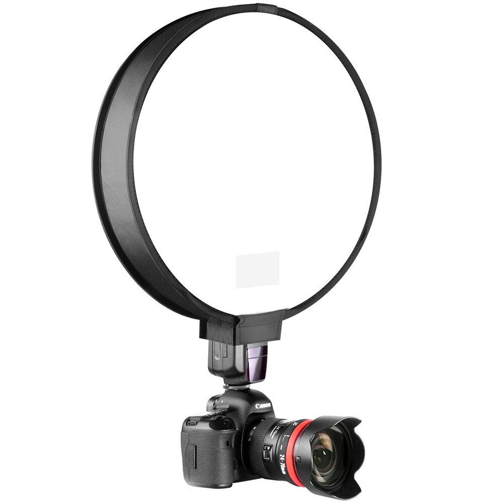 Juego superior de Flash redondo de 40cm, cubierta suave de tela, caja de luz suave, tipo Universal para Flash de YN600EX-RT GODOX TT685 YONGNUO YN560III