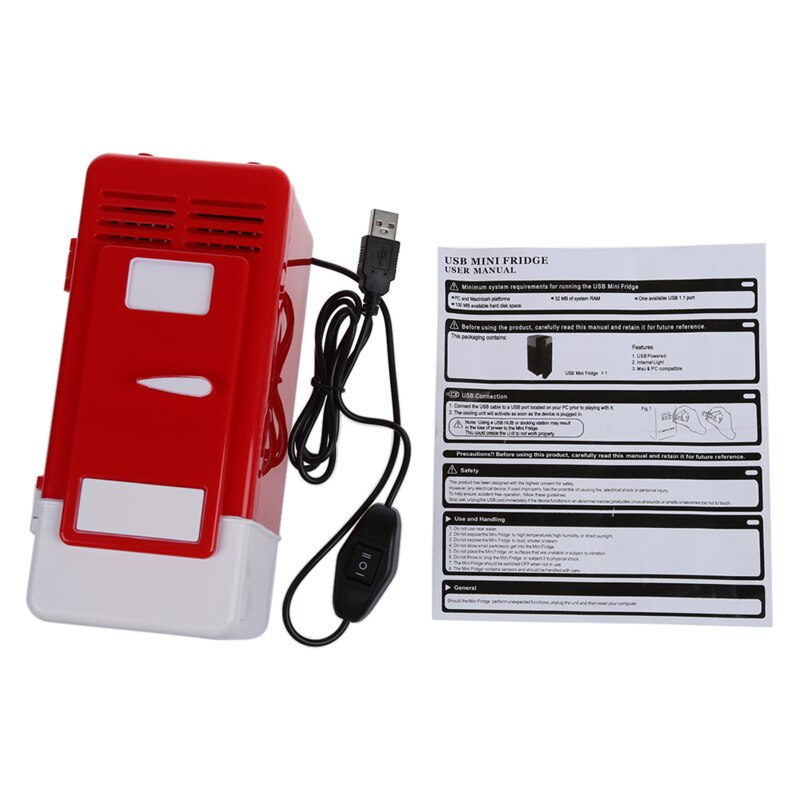 Mini frigo USB (rouge)
