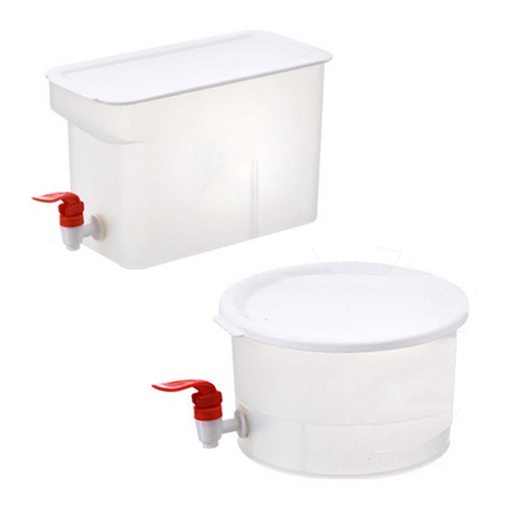 Drink Dispenser With Spigot Leakproof Plastic Water Container Cooling Large Beverage Dispenser Ideal For Juice Beer Ice