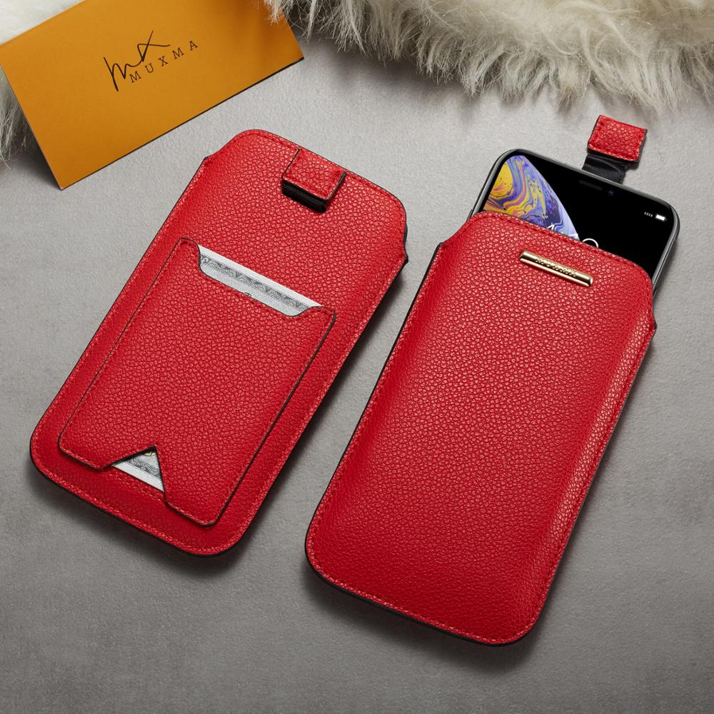 4 color leather mobile phone bag for iphone 6 6s Bag with card and wallet for iphone 7 8