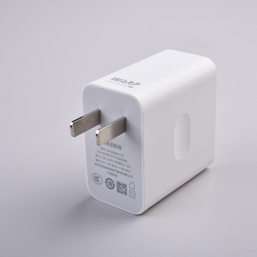 Oneplus 8 pro warp oplader usb 1m type-c kabel 5v 6a 30w dash hurtig vægopladning til en plus 1 + 7t 7 pro 6 6t 5 5t 3t: Kun opladeren til os