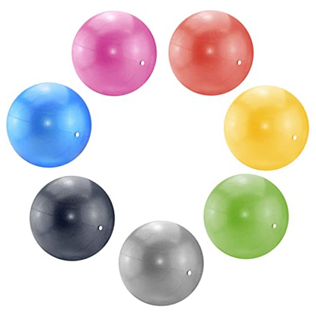 25cm Yoga Ball Fitness Yoga Core Ball Indoor Training Yoga Ball Exercise Gymnastic Fitness Pilates Ball Balance Exercise