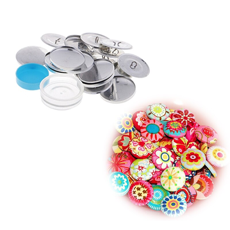 Button Making Tools Handcraft Buckle Kits For Bag Clothes Fabric Cloth Covered Button Round Press Buttons For Clothing DIY Decor