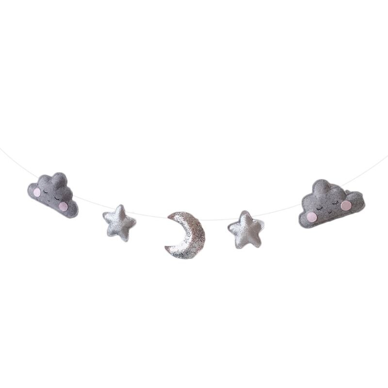 Schattige Beer Cloud Boom Opknoping Hanger Kinderen Kinderkamer Props Decoratieve Ornamenten Voor Zuigelingen Baby Fotografie Prop: 8