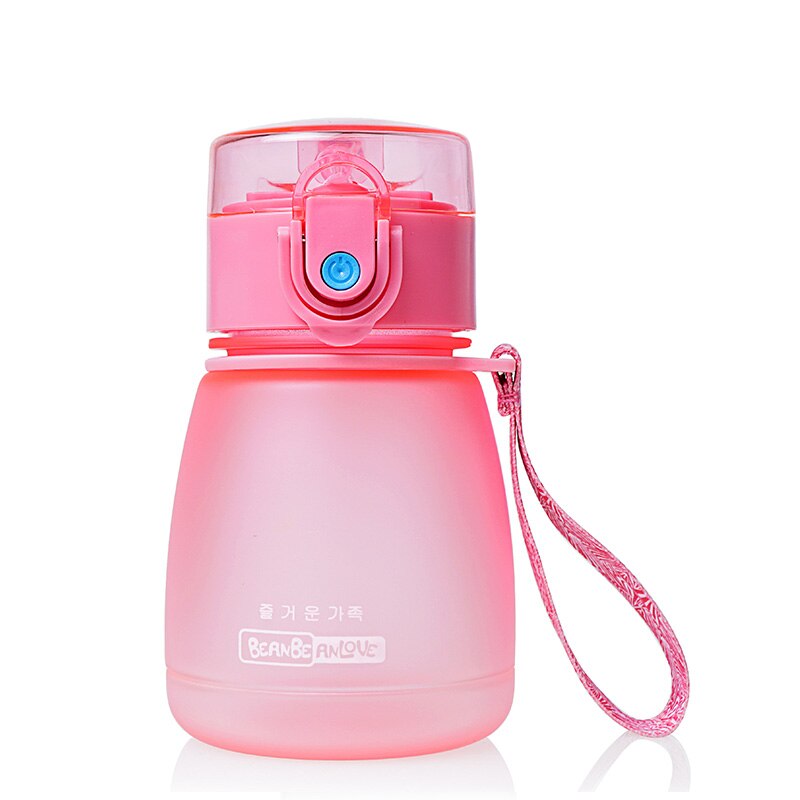 308 ml vuxna nappflaskor med sugrör bärbara vattenkoppar barn vattenkokare barn dryck tillbehör för flickor pojkar skolflaskor: Rosa
