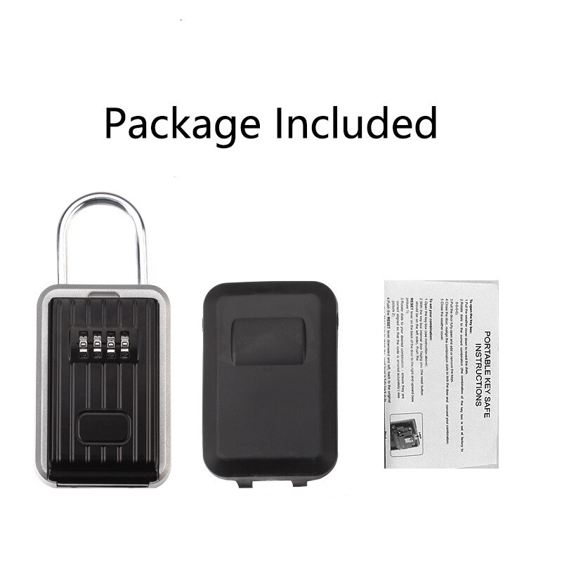 Master Lock Outdoor Key Safe Box Keys Storage Box Padlock Use Password Lock Alloy Material Keys Hook Security Organizer Boxes