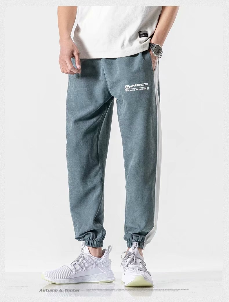 Mannen Zwarte Zomer Harembroek Heren Hip Hop Casual Broek Mannelijke Streetwear Broek Bodems Fashions: Asian Size XXXL / Sky Blue