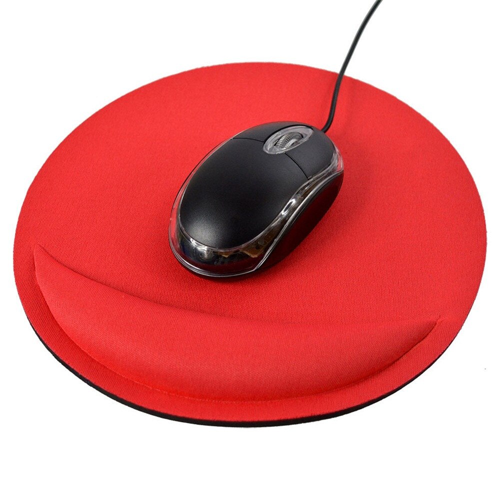 45# Optical Trackball PC Thicken Mouse Pad Support Wrist Comfort Mouse Pad Mat Mice For Dota2 Diablo 3 CS Mousepad: Red