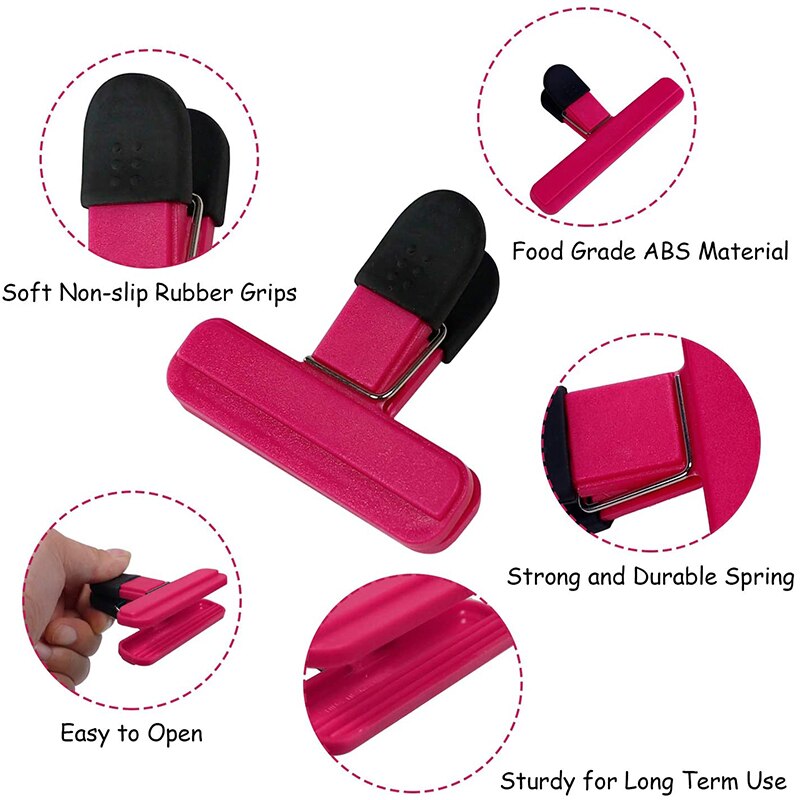 bag clip Snack bag sealing clip fresh moisture-proof food bag clip portable package resealer food clip