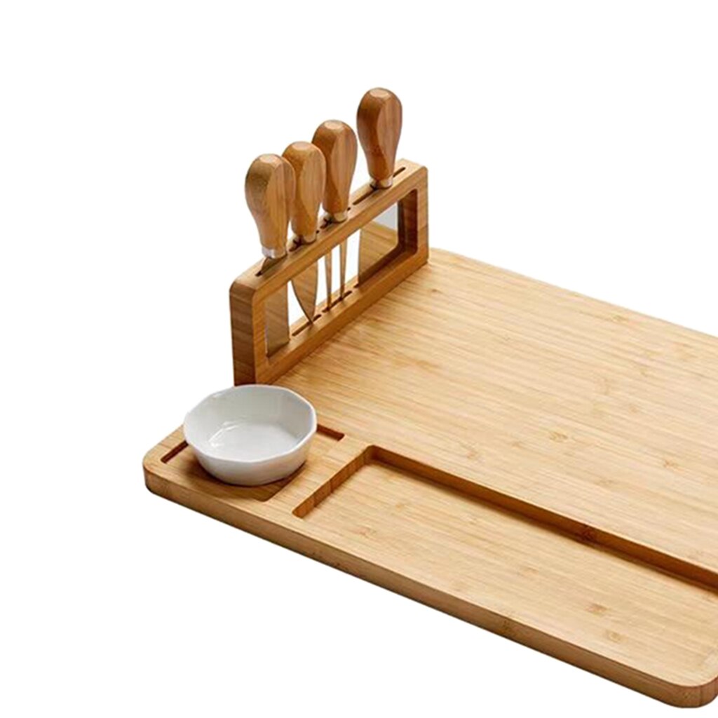 Wooden Cheese Board Set Platter Serving Meat Board for Kitchen Accs