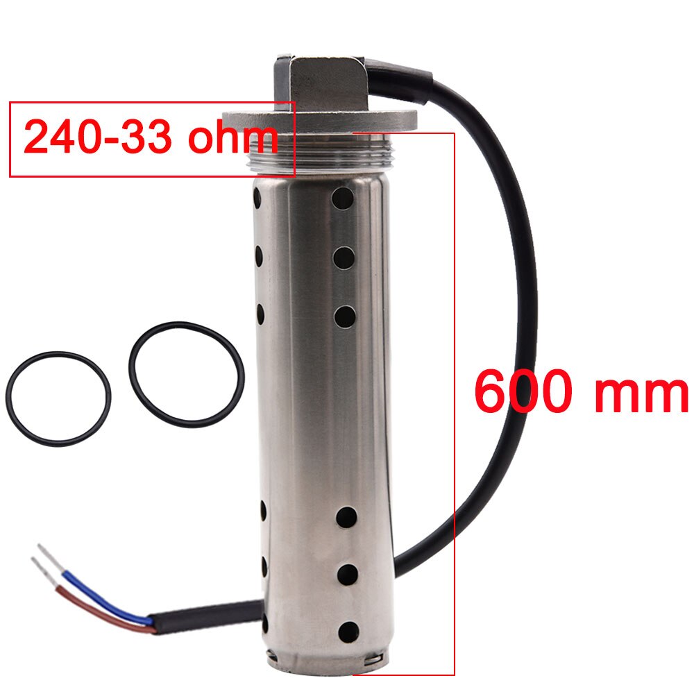 universal Boat Sewage Level Gauge Sensor RV Holding Water Tank Gauge Sensors Sewage Level Indicator Sender Meter fit for yamaha: 600mm 240-33ohm