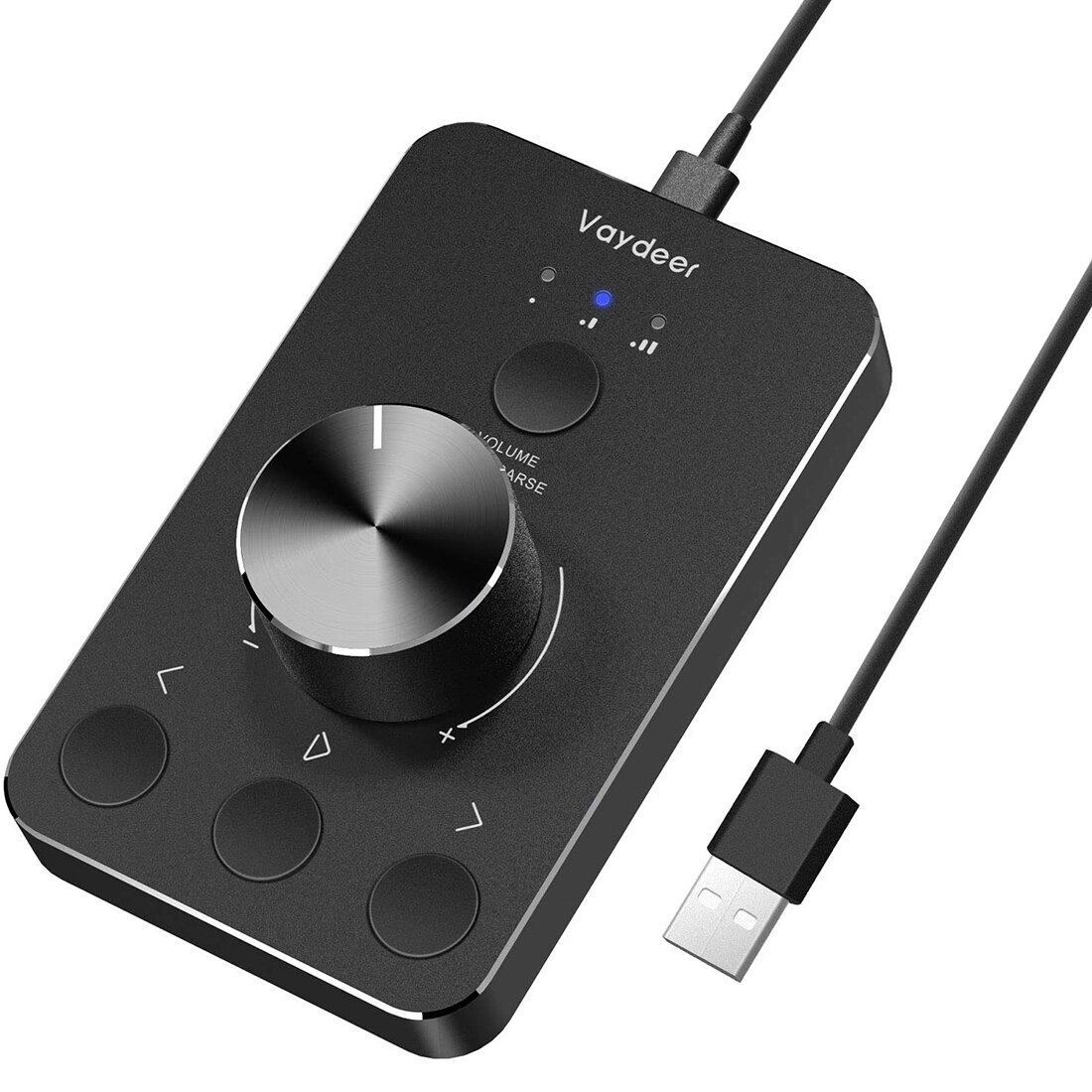 Volume Controller Multimedia Pc Computer Speaker Volume Controller Knob With One-Click Mute Function And 3 Volume Control Modes: Default Title