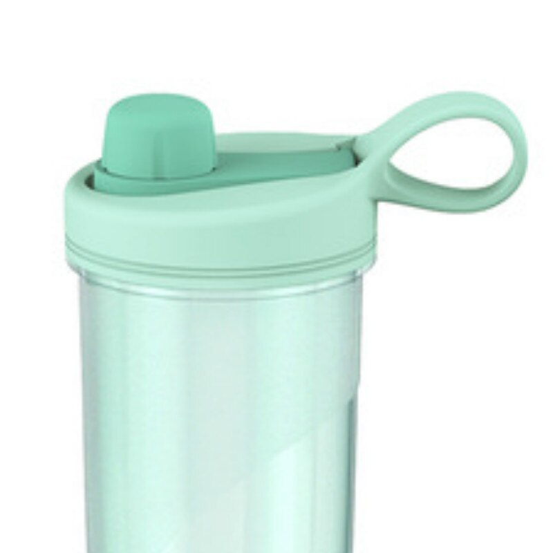 Gym fitness drikkeflaske shaker flaske med mikseball for kvinnebruk 550ml: Grønn