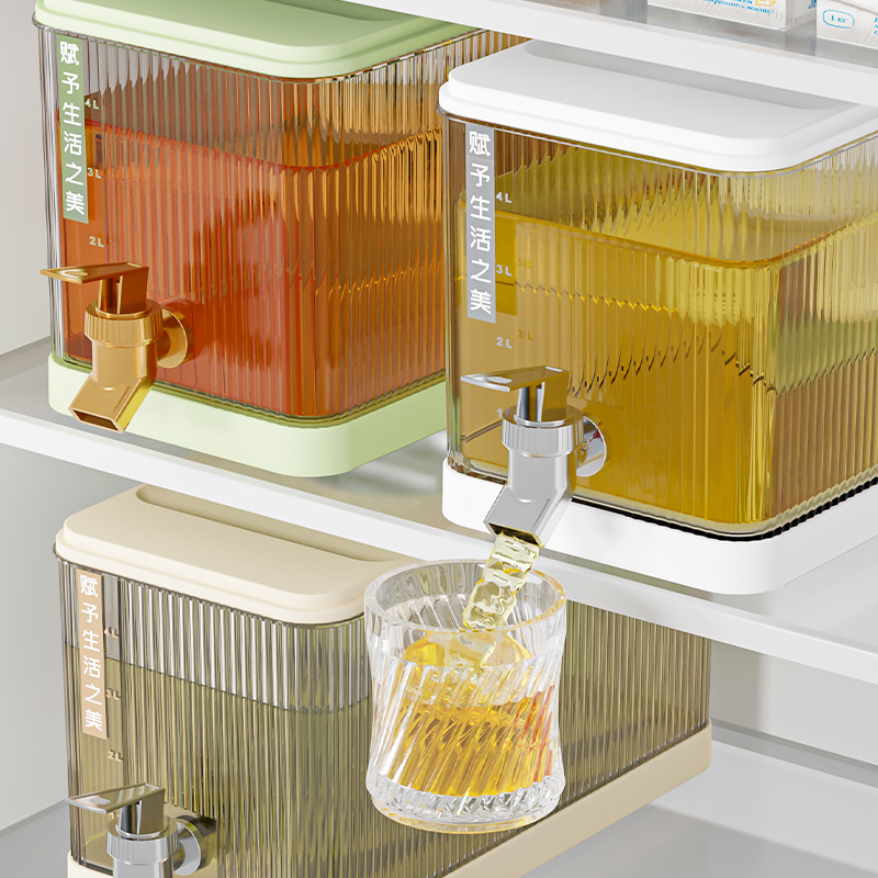 Grote Koude Waterkoker Koelkast Met Kraan Limonade Fles Drinkwaren Ketel Pot Drank Dispenser Thuis Koel Water Kan Emmer