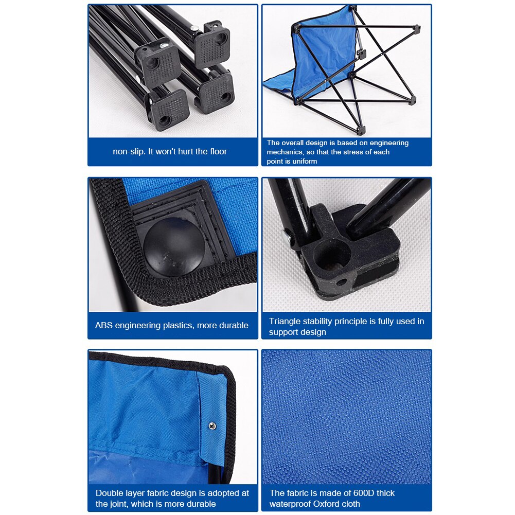 Draagbare Vissen Rugleuning Opvouwbare Picknick Zetel Tuin Office Home Furnitureoutdoor Ultralight Vouwen Maan Stoelen Draagbare Vis