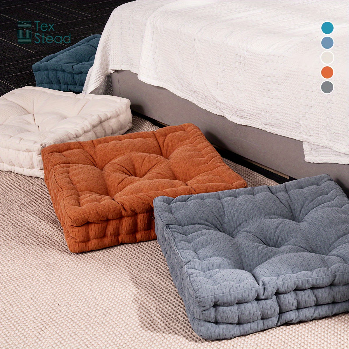 1 Pc Grote Kussens Zitkussens Dik Chenille Kussen Voor Meditatie Yoga Woonkamer Bank Stoel Kussen Open Haard