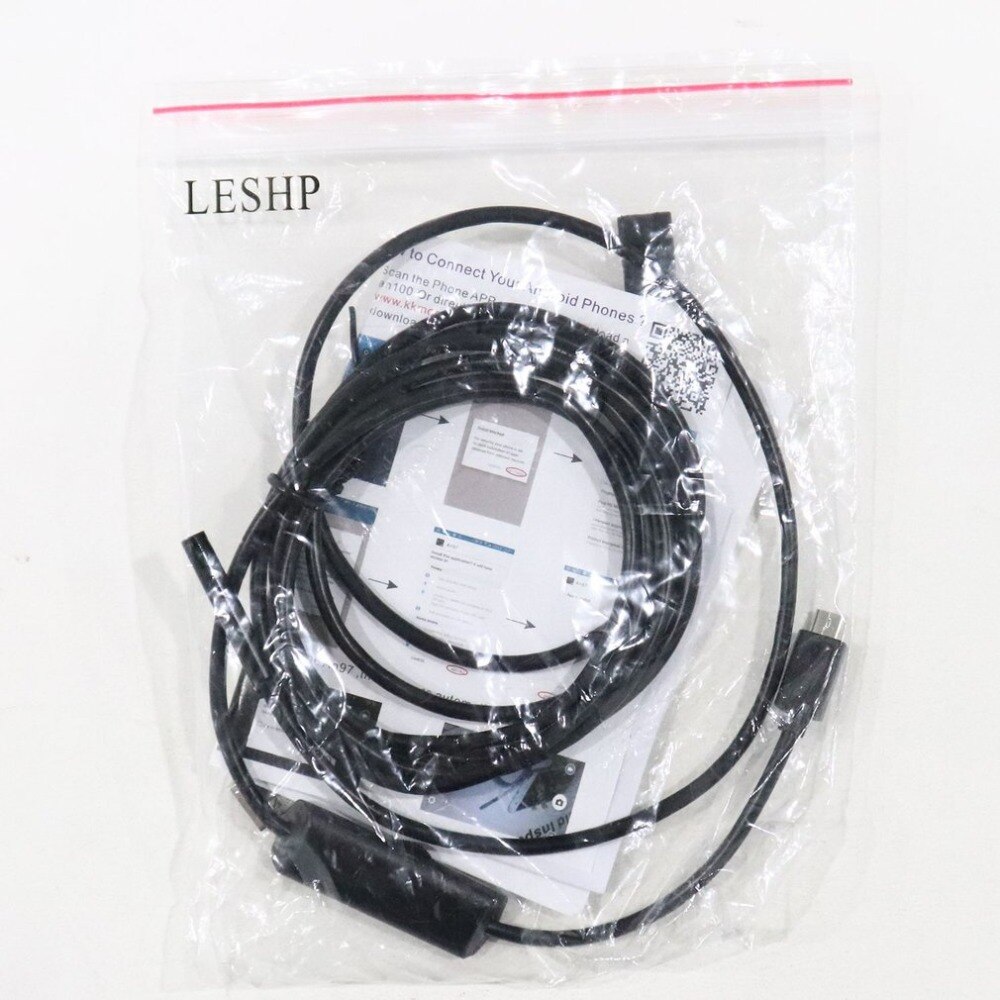 5,5mm Endoskop USB Mini Kamera flexibel IP67 Wasserdichte Mikro USB Inspektion Endoskop Kamera Für Android 6 LED Einstellbar