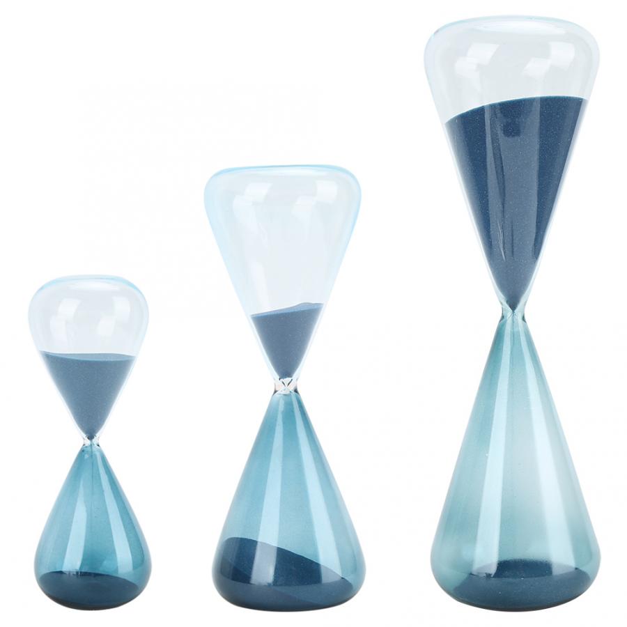 Home Decoration Hourglass Sand Glass Innovative Cone Shape Unique Sand Clock Timer Glass Birthday Home Table Ornament