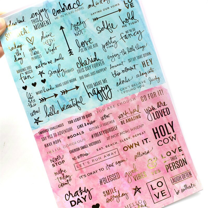 KSCRAFT Good Day Lovely Sticker set for Scrapbooking DIY Projects/Photo Album/Card Making Crafts