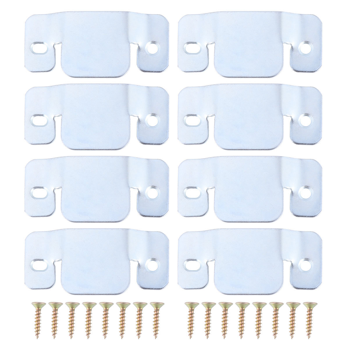 8pcs Universal Sectional Sofa Interlocking Furniture Connector with 16pcs Screws