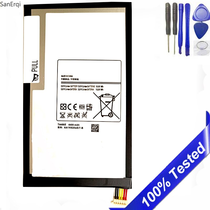 For Samsung GALAXY Tab 3 8.0 T310 T311 Battery T315 SM-T310 SM-T311 E0288 E0396 4450mAh Tablet T4450E