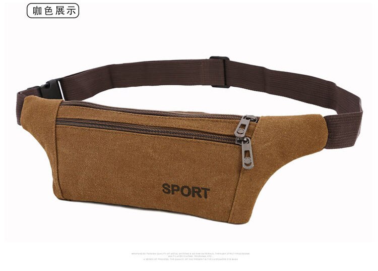 Neue fanny Pack Mens Frauen Taille Pack Hüfte Gürtel Tasche Geldbörse Tasche Reise Sport miserabel Tasche/DURCH: Kaffee