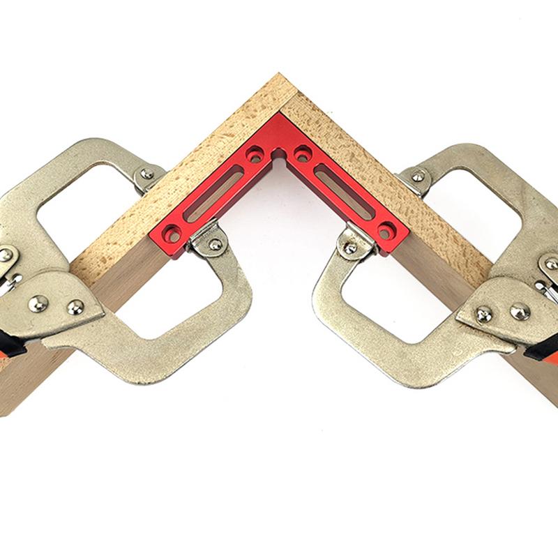 90 Degree Positioning Block Squares Right Angle Clamps Woodworking Carpenter Tool 120x120mm L Block Square Aluminium Alloy