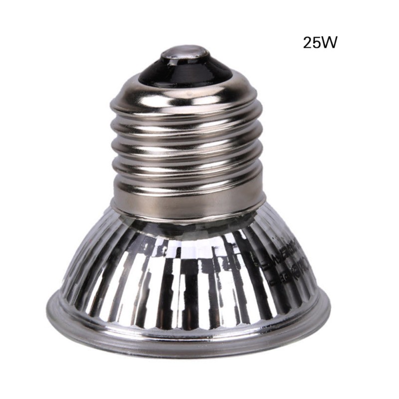 Huisdier Verwarming lamp UVA UVB 220 V 25 w/50 w/75 w Volledige Spectrum Solar Licht crawler Ultraviolet Verwarming Schildpad Zon Lamp Hagedis Lamp: 25W