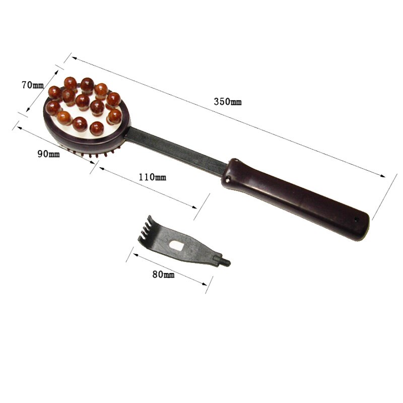 Double Head Back Scratcher Body Health Care Massage hammer knock Body Back Head Knock Scratcher Relaxing