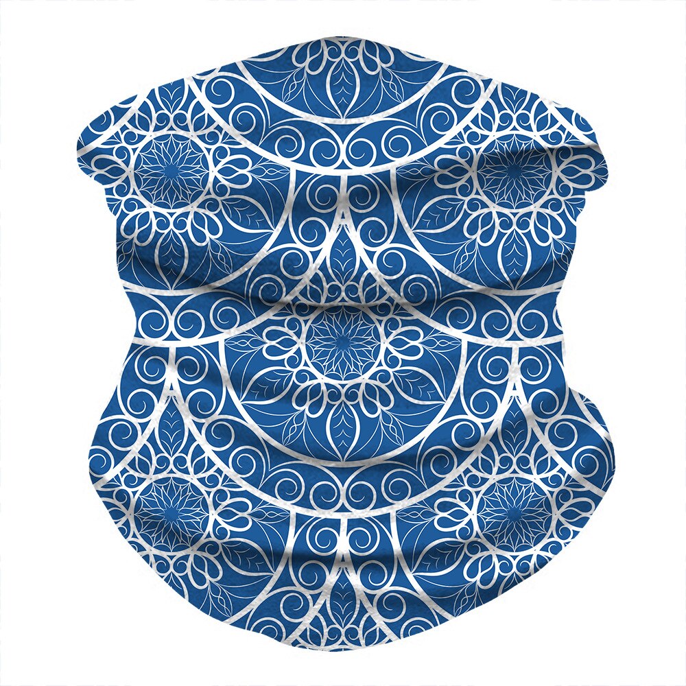 Mandala hodeskjerf headwraps til kvinner bandanas nakke menn gamasjer skjerf hals balaclava sol beskyttelse ansikt halo hodeplagg pannebånd