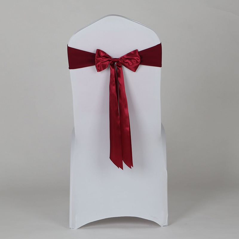 10 Stuks Satijn Stoel Sjerp Stoel Bruiloft Sjerpen Bruiloft Stoel Boog Lint Partij Stoel Band Getrouwd Verjaardagsfeestje Decoratie
