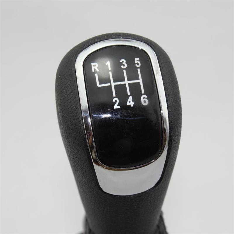 For Skoda Superb 2 MK2 Car-Styling 6 Speed Car Stick Gear Shift Knob Leather Gaiter Boot