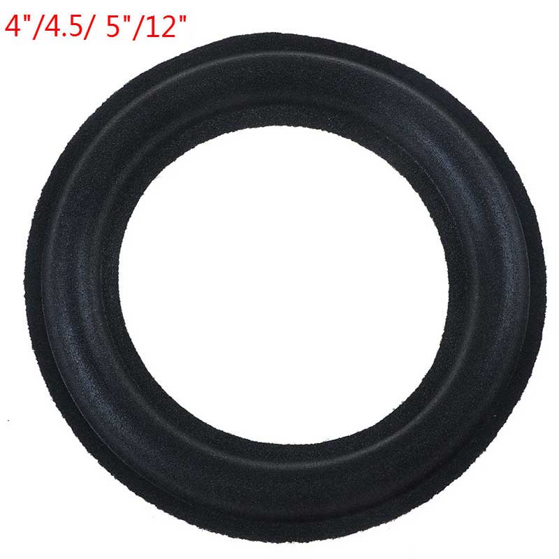 1 stk 4/4.5/5/12 tommer skum skum surround skum kant svamp højttaler reparation dele tilbehør audio aktive højttalere