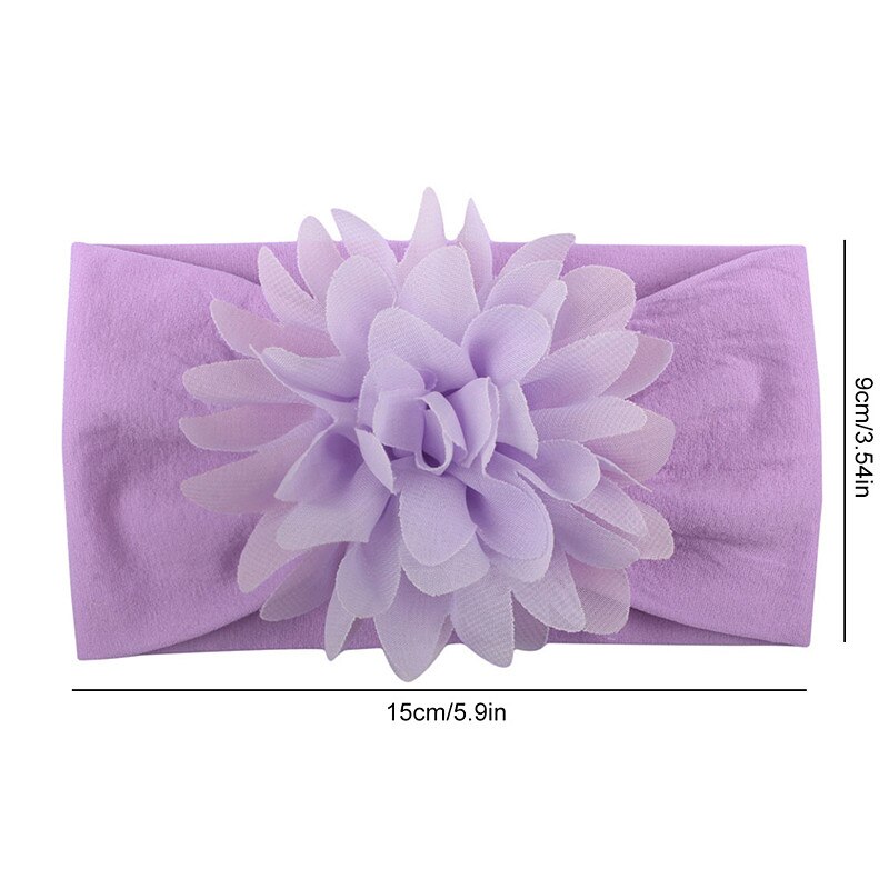 Elastische Kids Haarband Schattige Baby Hoofdbanden Tulband Bloem Pasgeboren Baby Meisje Hoofdbanden Kids Haaraccessoires