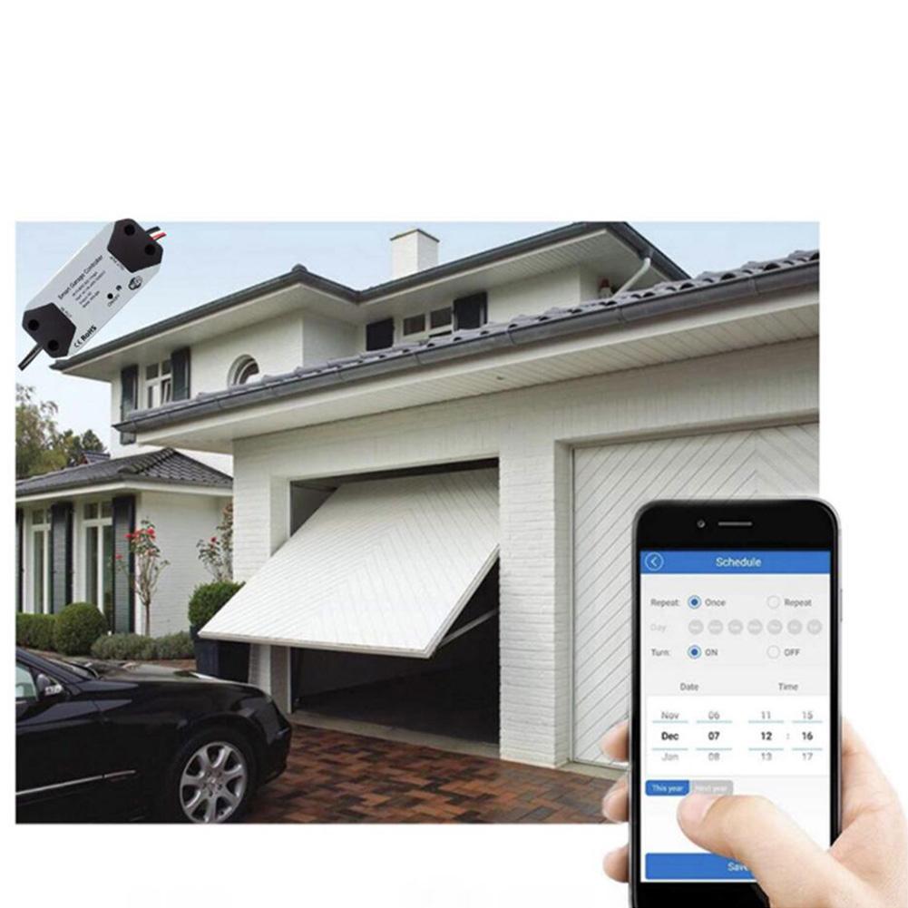 Deur WiFi Draadloze APP Schakelaar Afstandsbediening Graffiti Smart Garage Controller Opener EU Plug